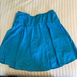 Sparkle Skirt in royal blue with built in leggings